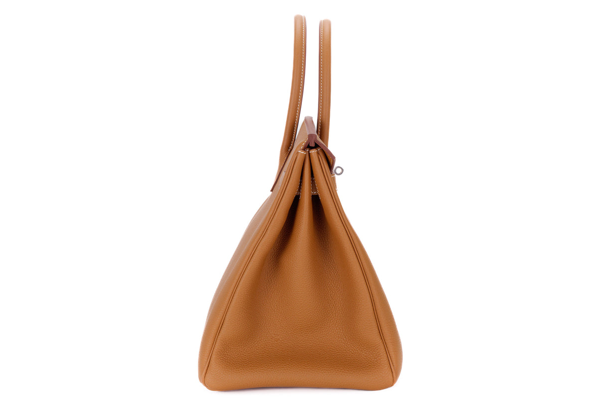 Hermès Birkin 35 Gold Togo Palladium Hardware - view 5