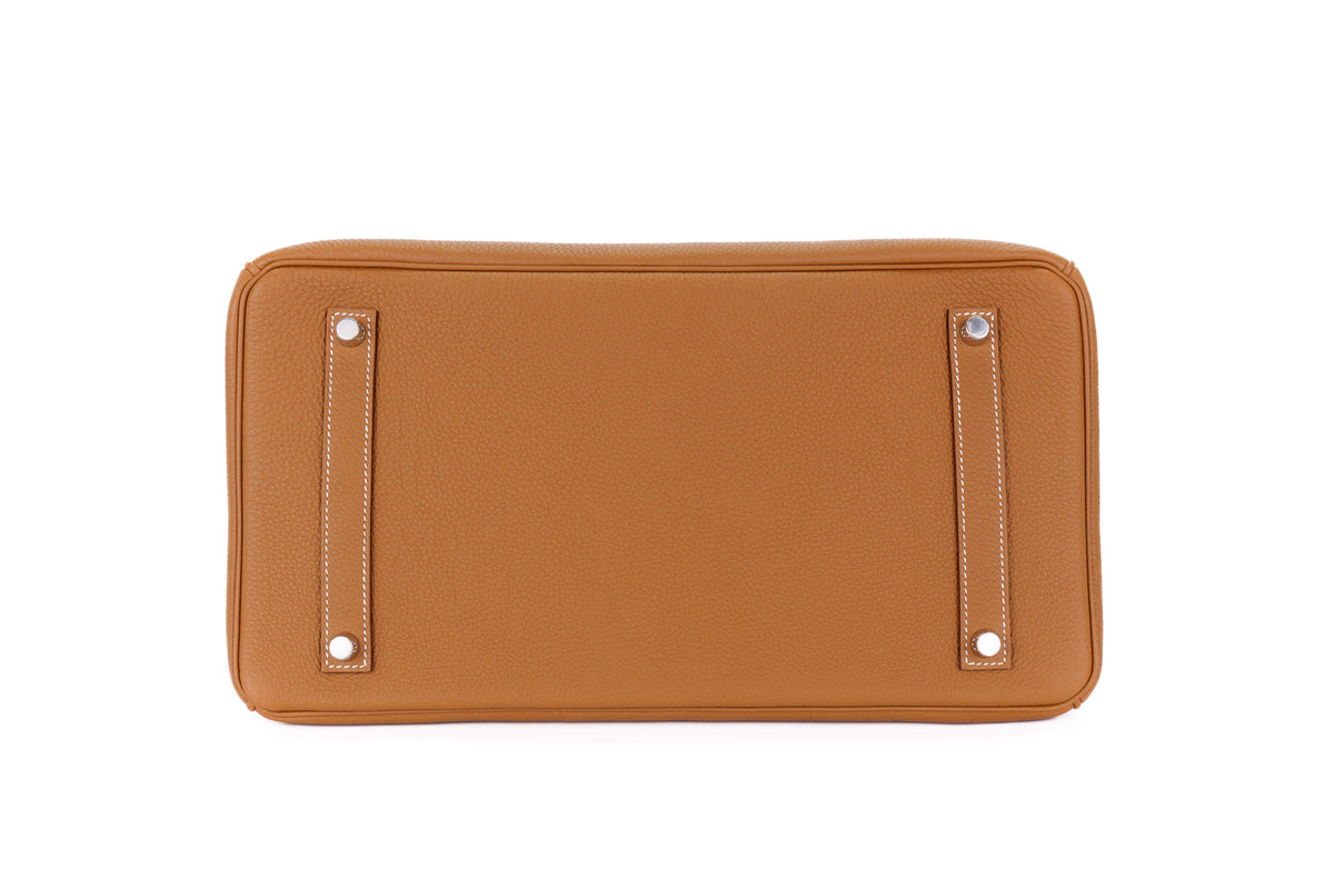 Hermès Birkin 35 Gold Togo Palladium Hardware - view 6