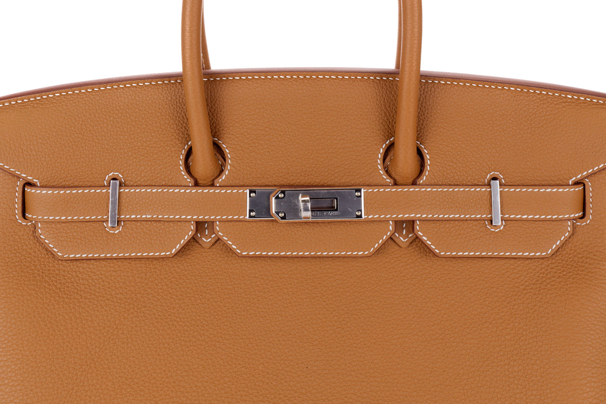 Hermès Birkin 35 Gold Togo Palladium Hardware - view 7