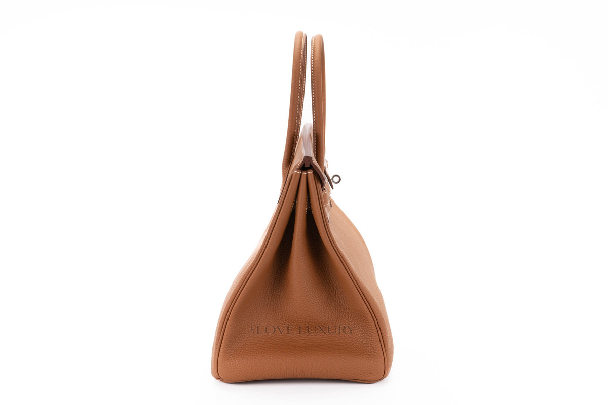Hermès Birkin 35 Gold Togo Palladium Hardware - view 5