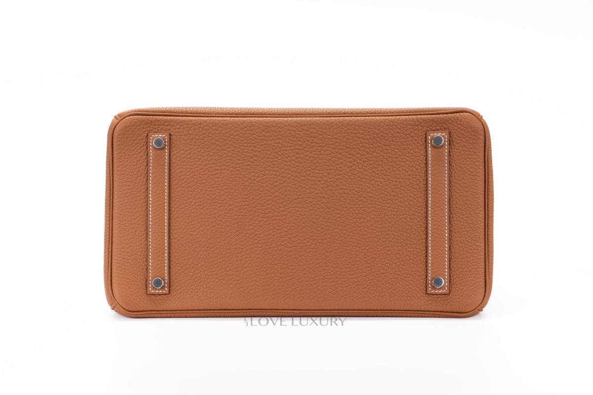 Hermès Birkin 35 Gold Togo Palladium Hardware - view 6