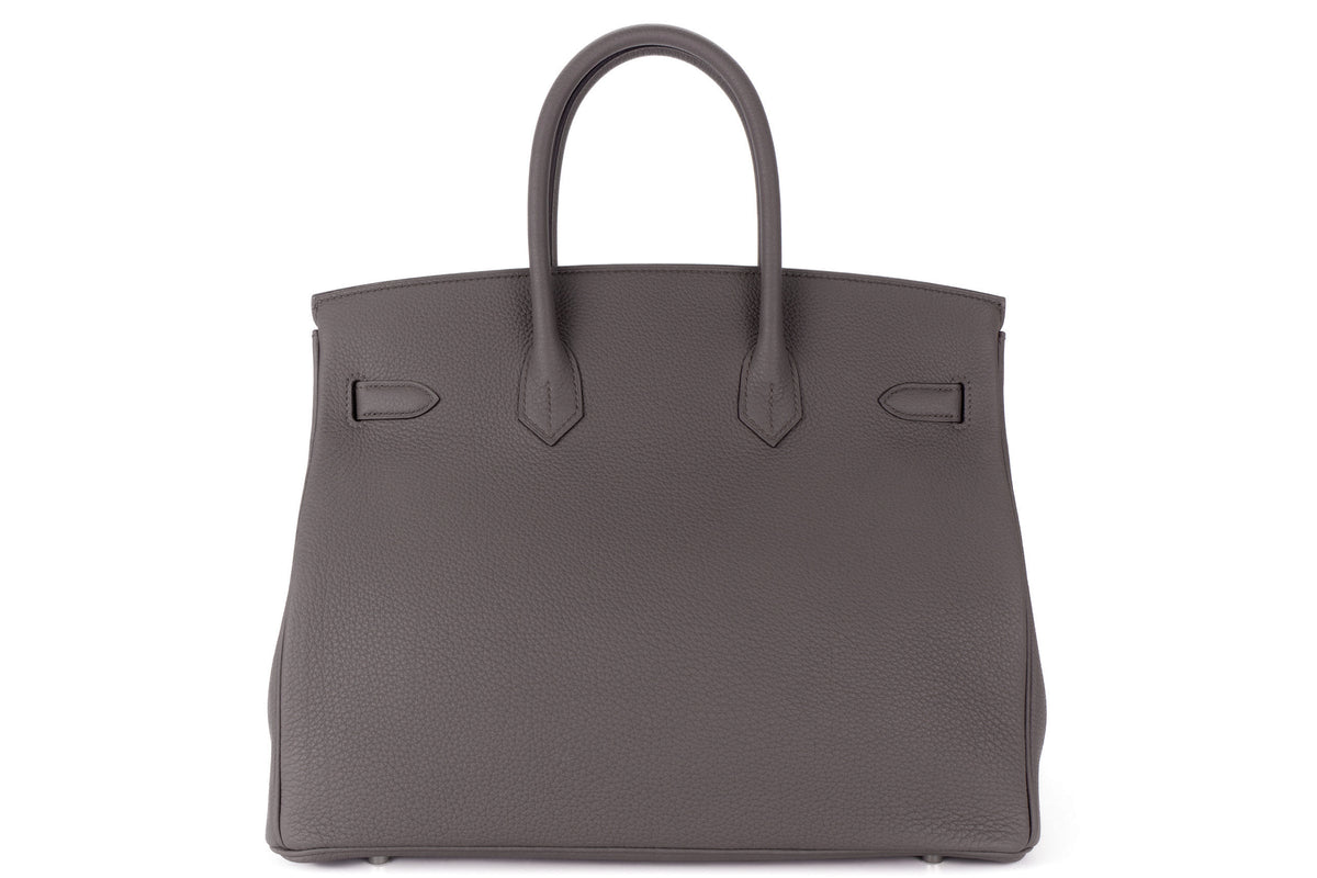 Hermès Birkin 35 Gris Etain Togo Palladium Hardware - view 3