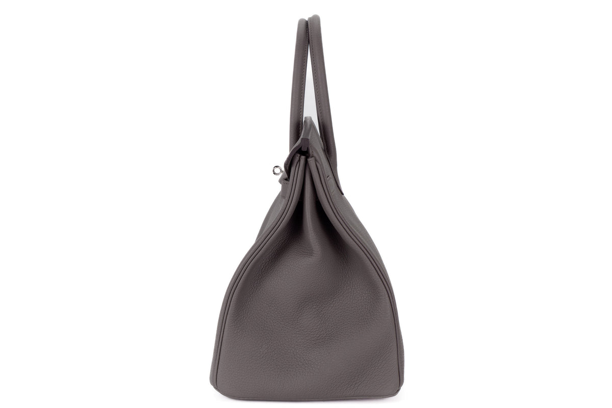 Hermès Birkin 35 Gris Etain Togo Palladium Hardware - view 4