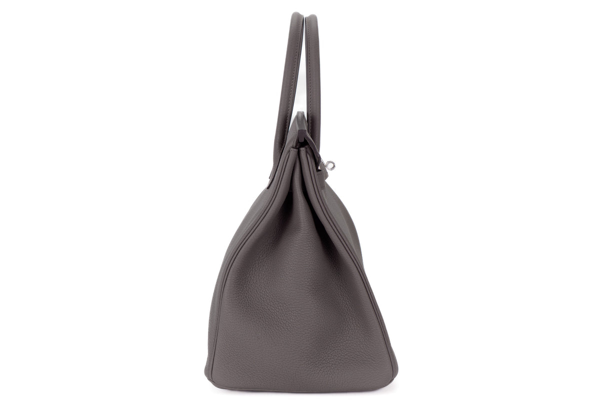 Hermès Birkin 35 Gris Etain Togo Palladium Hardware - view 5