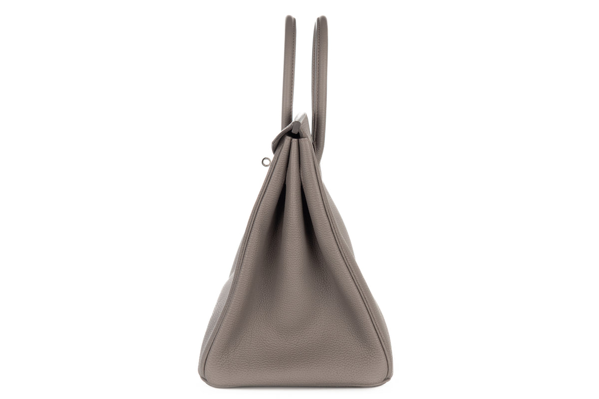 Hermès Birkin 35 Gris Etain Togo Palladium Hardware - view 4