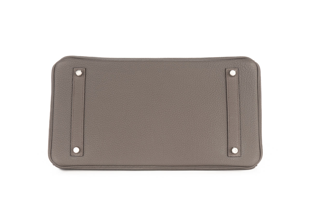 Hermès Birkin 35 Gris Etain Togo Palladium Hardware - view 6