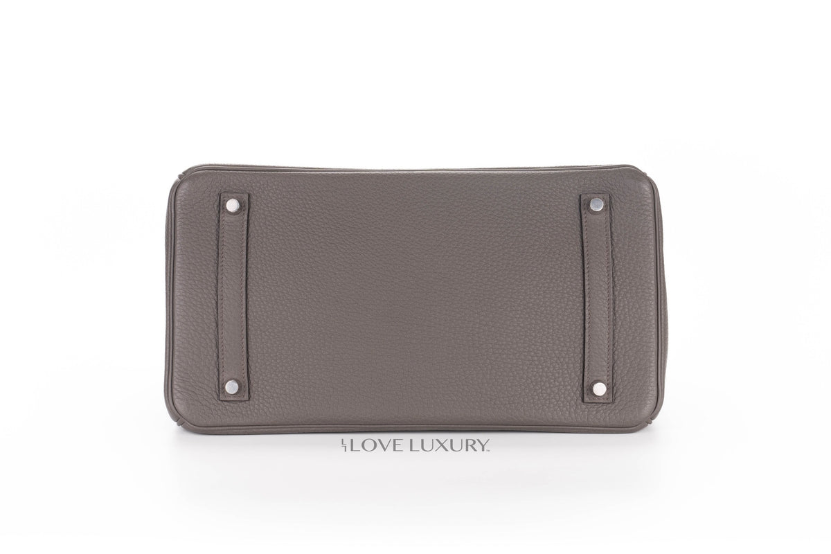 Hermès Birkin 35 Gris Etain Togo Palladium Hardware - view 6