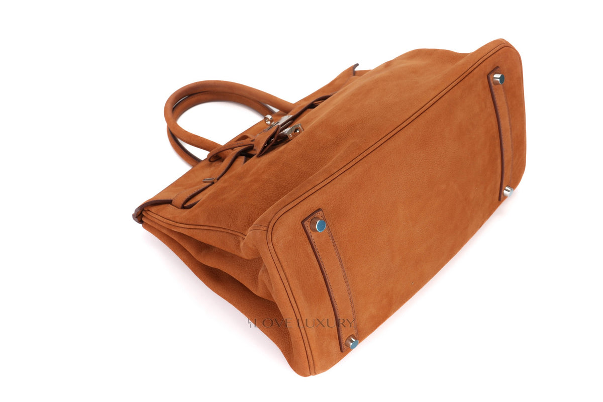 Hermès Birkin 35 Natural Fauve Grizzly Palladium Hardware - view 10