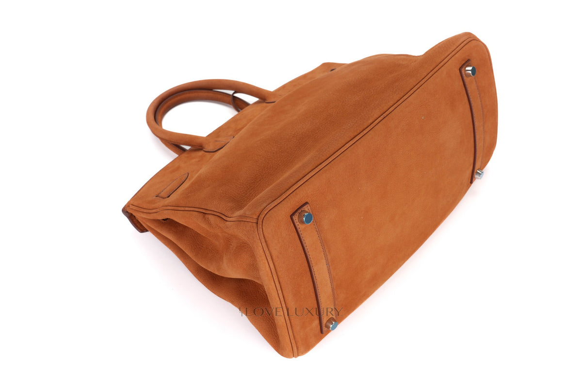 Hermès Birkin 35 Natural Fauve Grizzly Palladium Hardware - view 12
