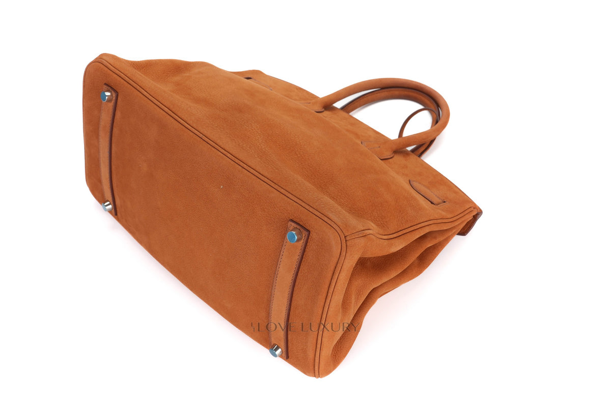 Hermès Birkin 35 Natural Fauve Grizzly Palladium Hardware - view 13