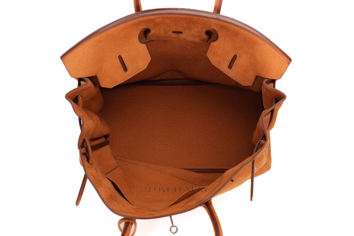 Hermès Birkin 35 Natural Fauve Grizzly Palladium Hardware - view 15