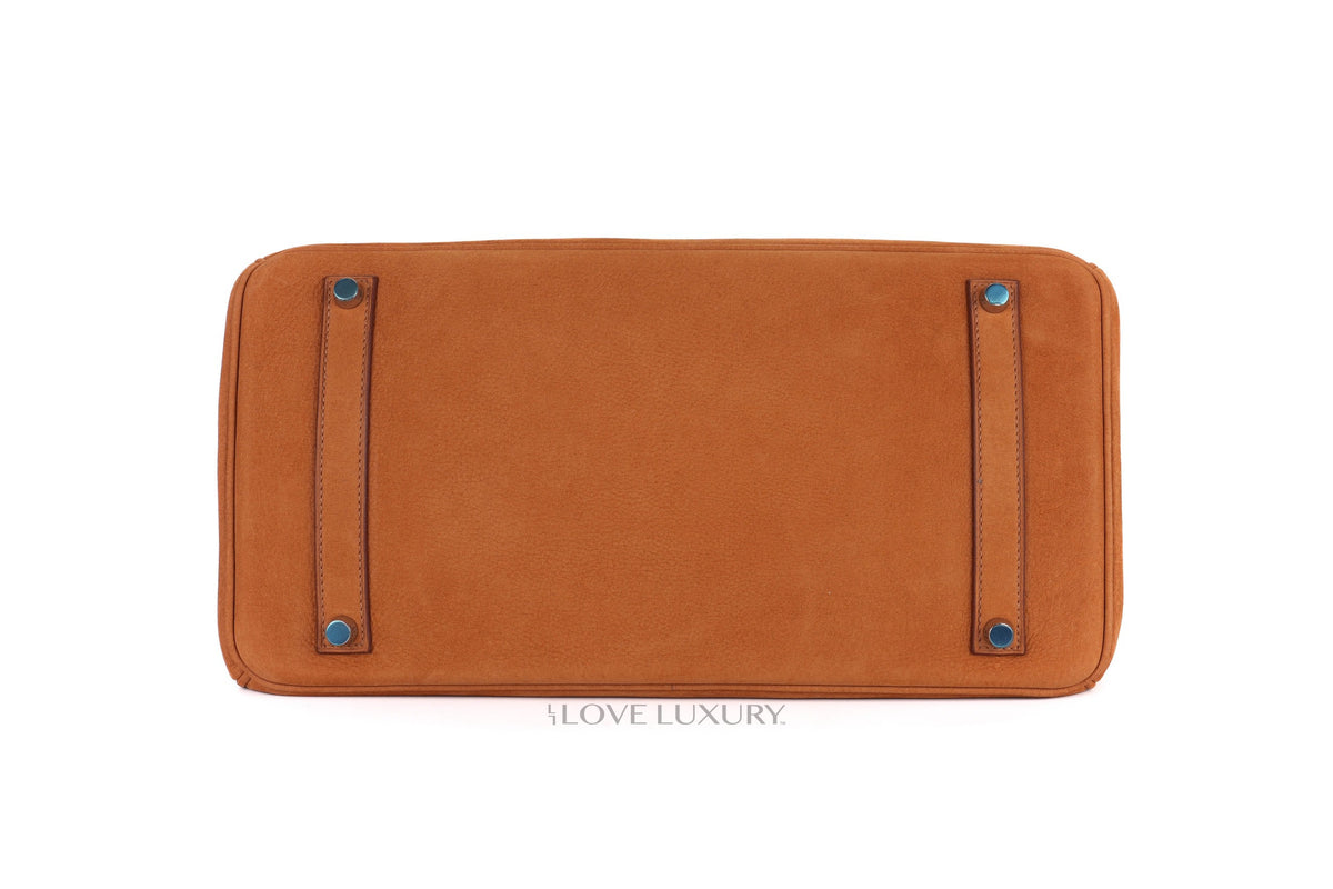 Hermès Birkin 35 Natural Fauve Grizzly Palladium Hardware - view 6