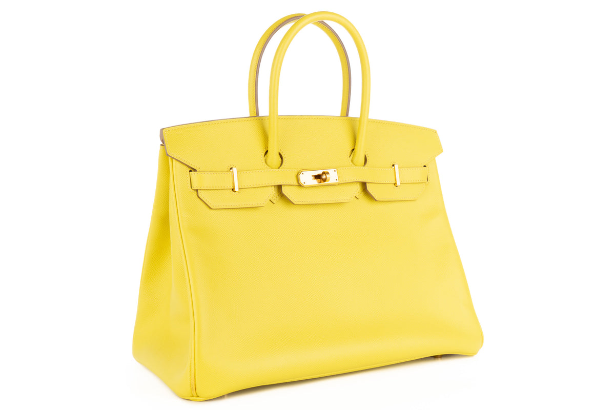 Hermès Birkin 35 Lime Epsom Rose Gold Hardware - view 2