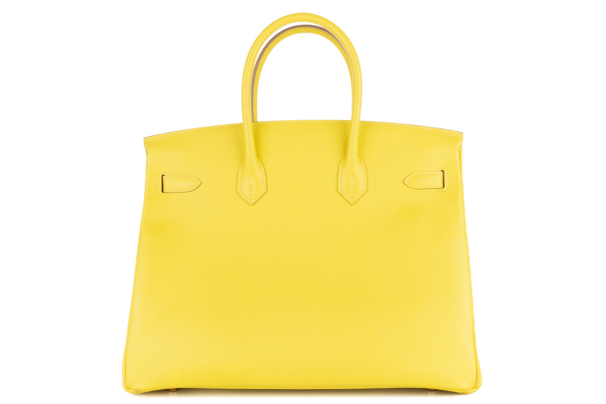 Hermès Birkin 35 Lime Epsom Rose Gold Hardware - view 3