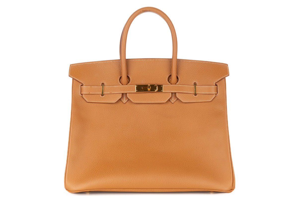 Hermès Birkin 35 Natural Sable Ardennes Gold Hardware - view 1