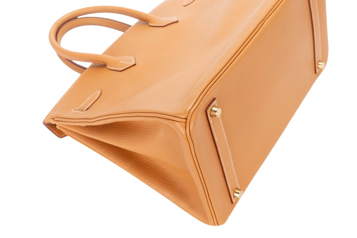 Hermès Birkin 35 Natural Sable Ardennes Gold Hardware - view 13