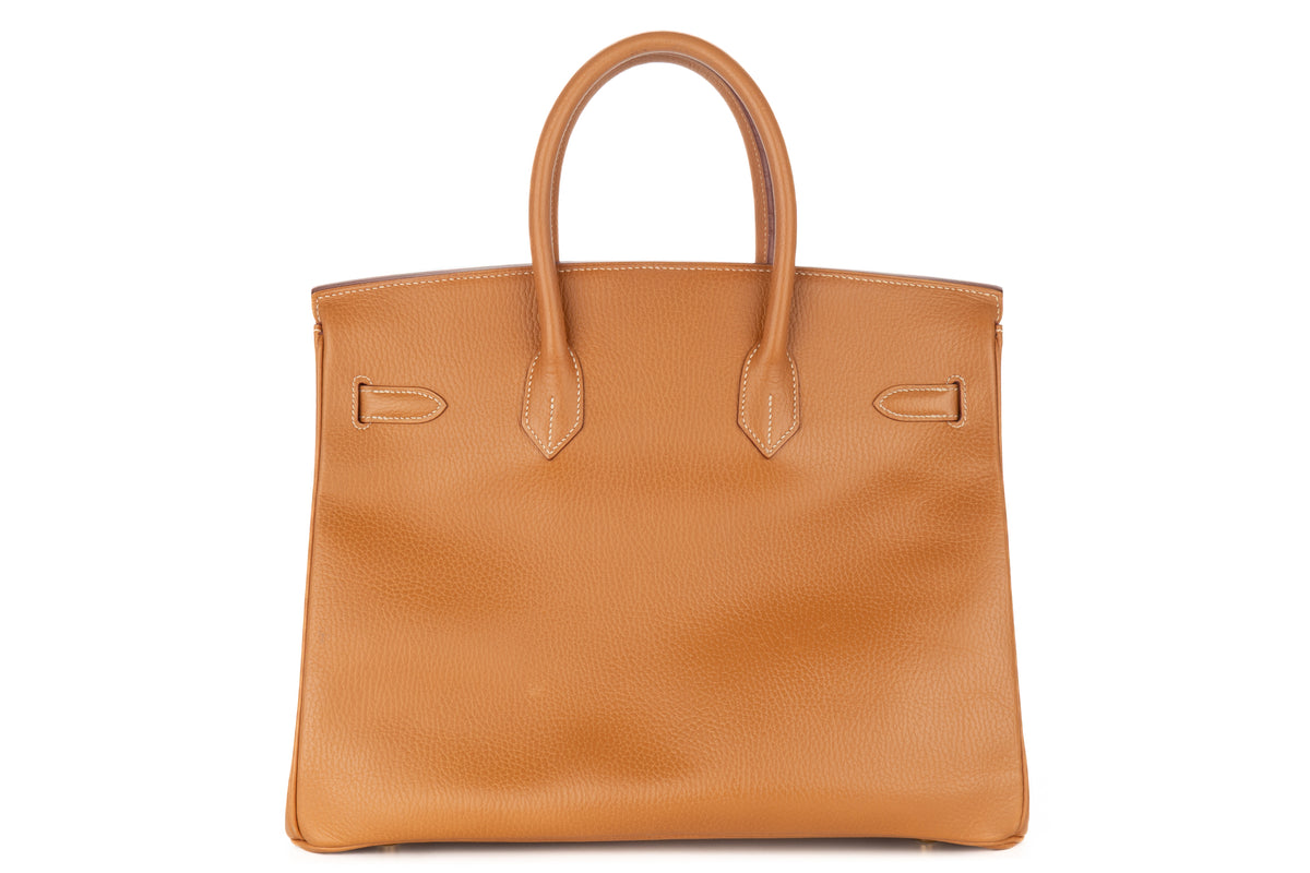 Hermès Birkin 35 Natural Sable Ardennes Gold Hardware - view 3
