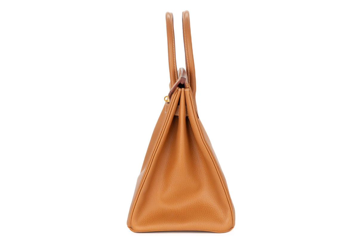 Hermès Birkin 35 Natural Sable Ardennes Gold Hardware - view 4