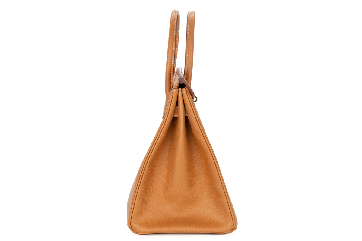 Hermès Birkin 35 Natural Sable Ardennes Gold Hardware - view 5