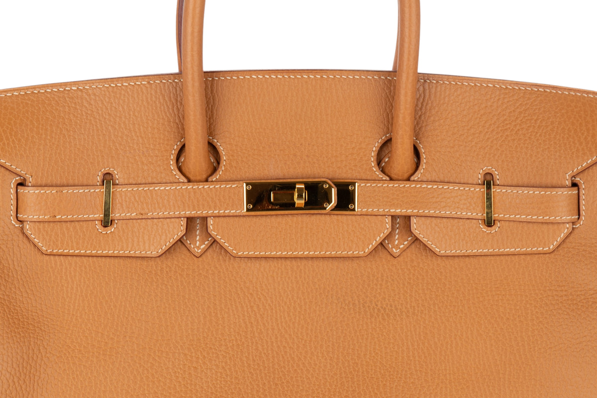 Hermès Birkin 35 Natural Sable Ardennes Gold Hardware - view 7