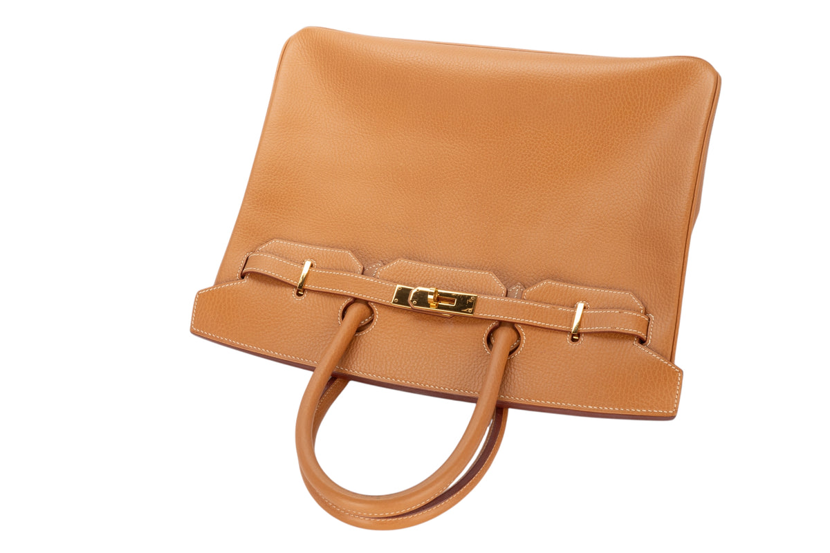 Hermès Birkin 35 Natural Sable Ardennes Gold Hardware - view 8