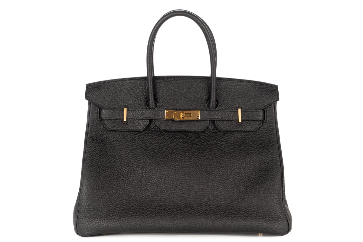 Hermès Birkin 35 Noir - Black Togo Gold Hardware - view 1