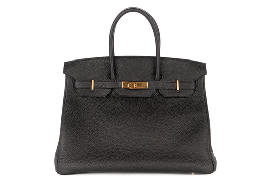 Hermès Birkin 35 Noir - Black Togo Gold Hardware - view 1