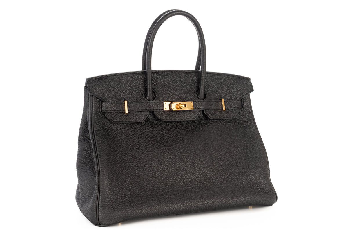 Hermès Birkin 35 Noir - Black Togo Gold Hardware - view 2