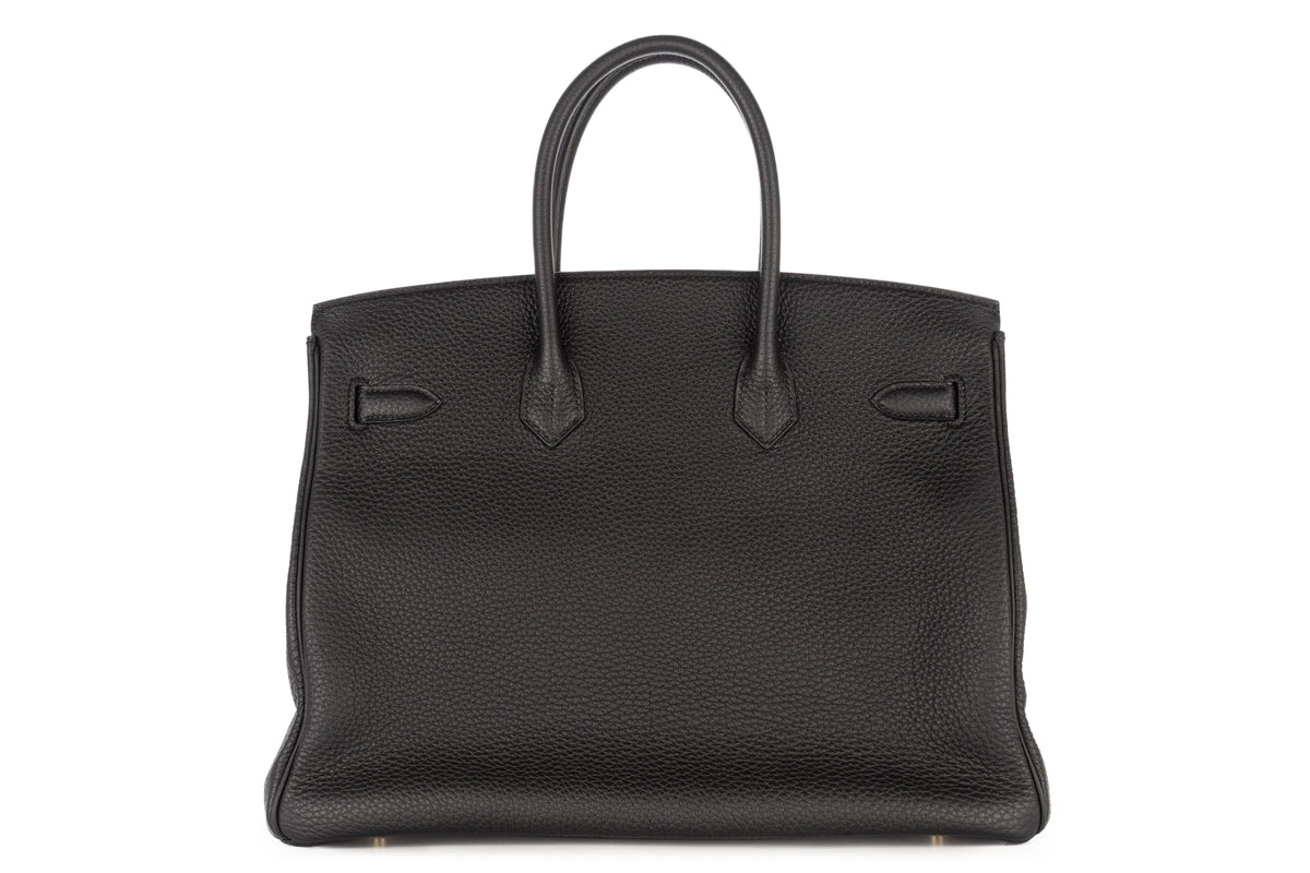 Hermès Birkin 35 Noir - Black Togo Gold Hardware - view 3