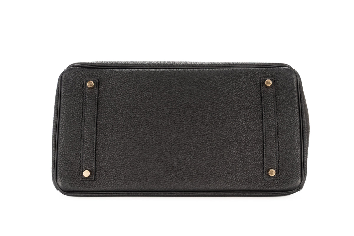 Hermès Birkin 35 Noir - Black Togo Gold Hardware - view 6