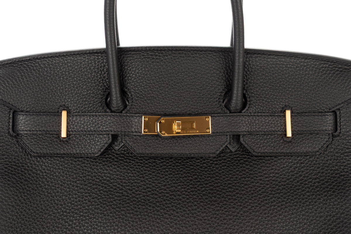 Hermès Birkin 35 Noir - Black Togo Gold Hardware - view 7