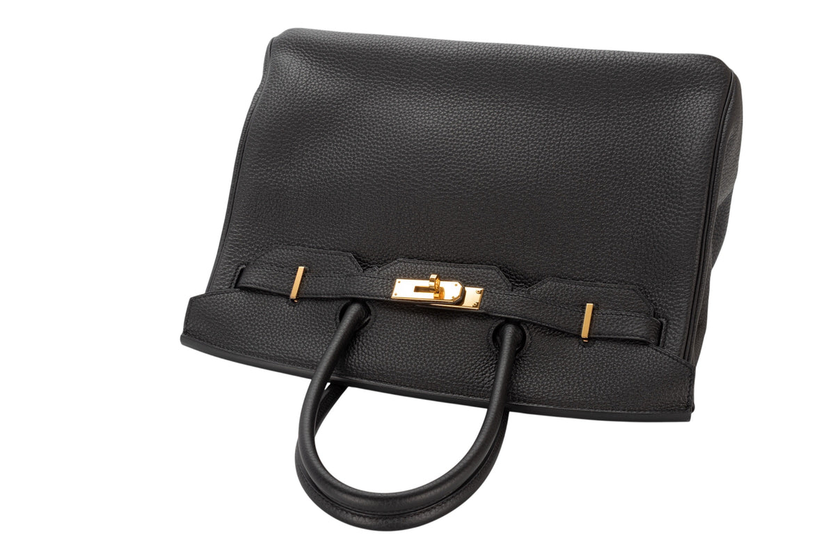 Hermès Birkin 35 Noir - Black Togo Gold Hardware - view 8