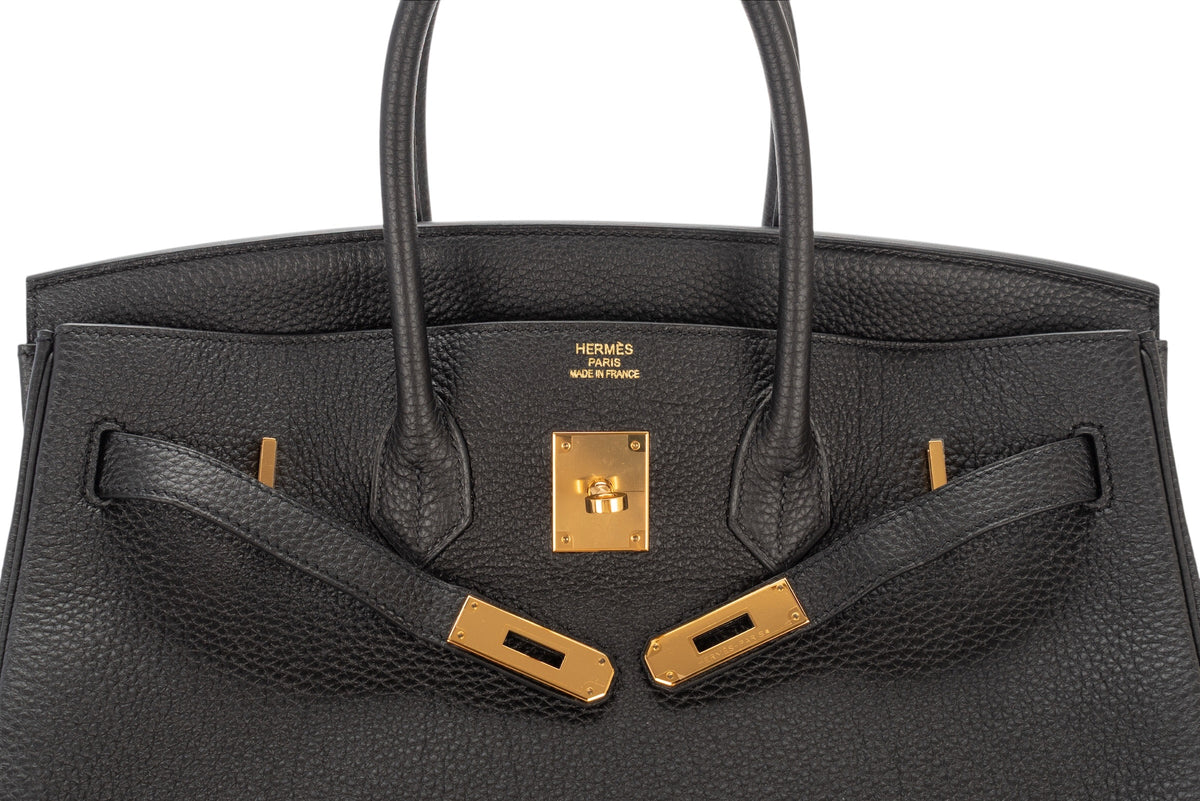 Hermès Birkin 35 Noir - Black Togo Gold Hardware - view 9
