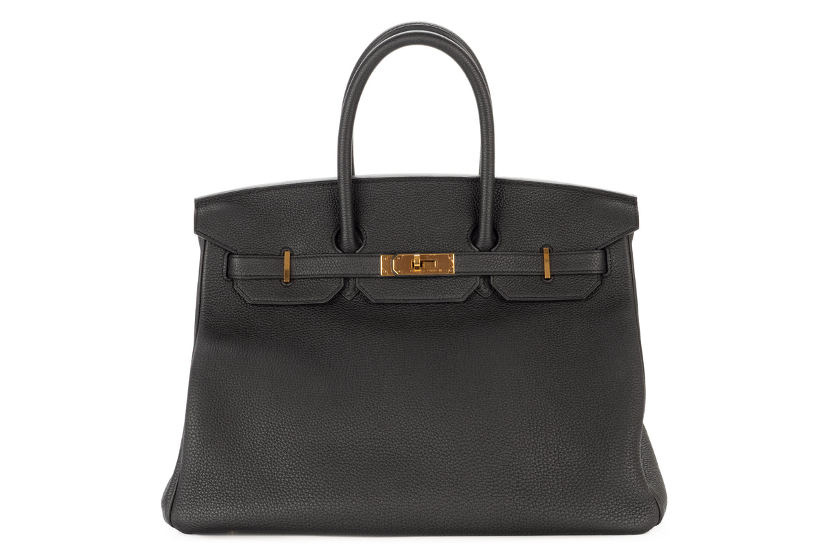 Hermès Birkin 35 Noir - Black Togo Gold Hardware - view 1