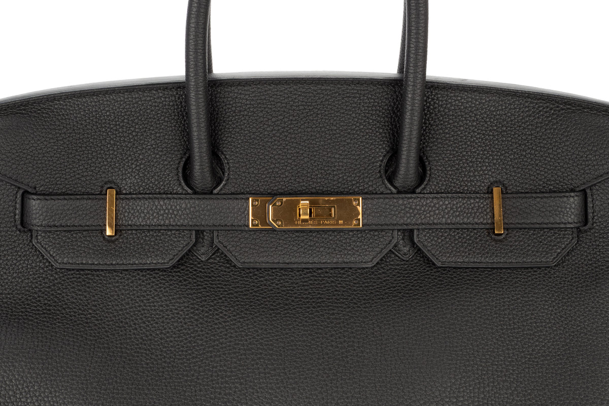 Hermès Birkin 35 Noir - Black Togo Gold Hardware - view 7