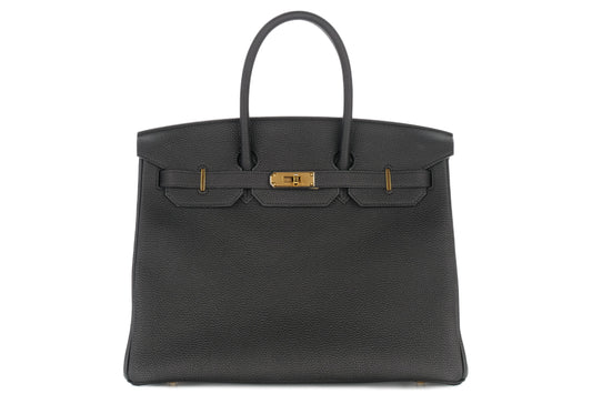 Hermès Birkin 35 Noir / Black Togo Gold Hardware - view 1