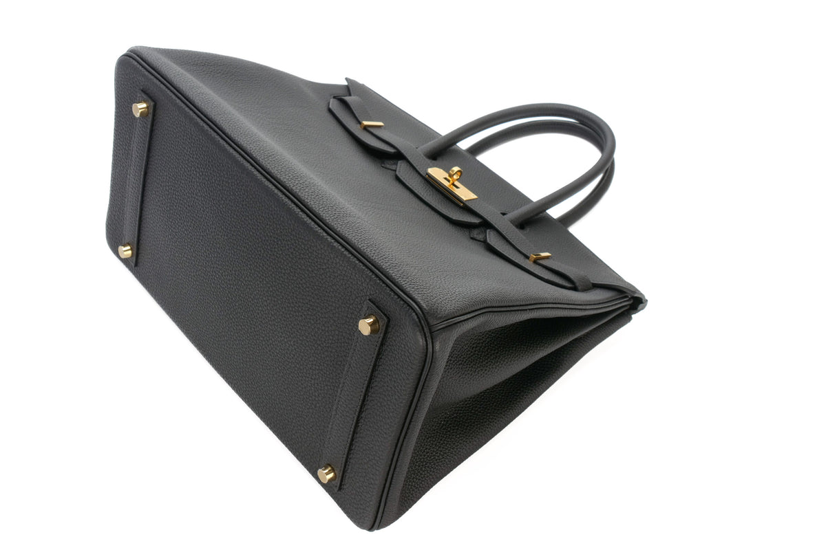 Hermès Birkin 35 Noir / Black Togo Gold Hardware - view 10