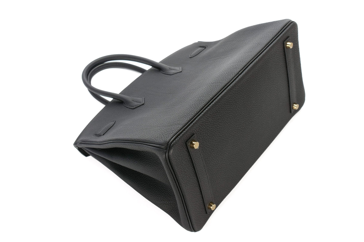 Hermès Birkin 35 Noir / Black Togo Gold Hardware - view 11