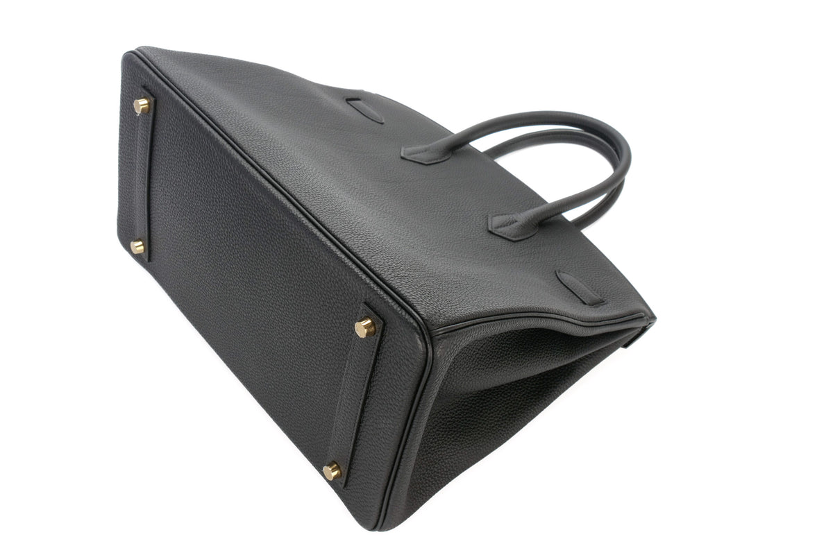 Hermès Birkin 35 Noir / Black Togo Gold Hardware - view 12