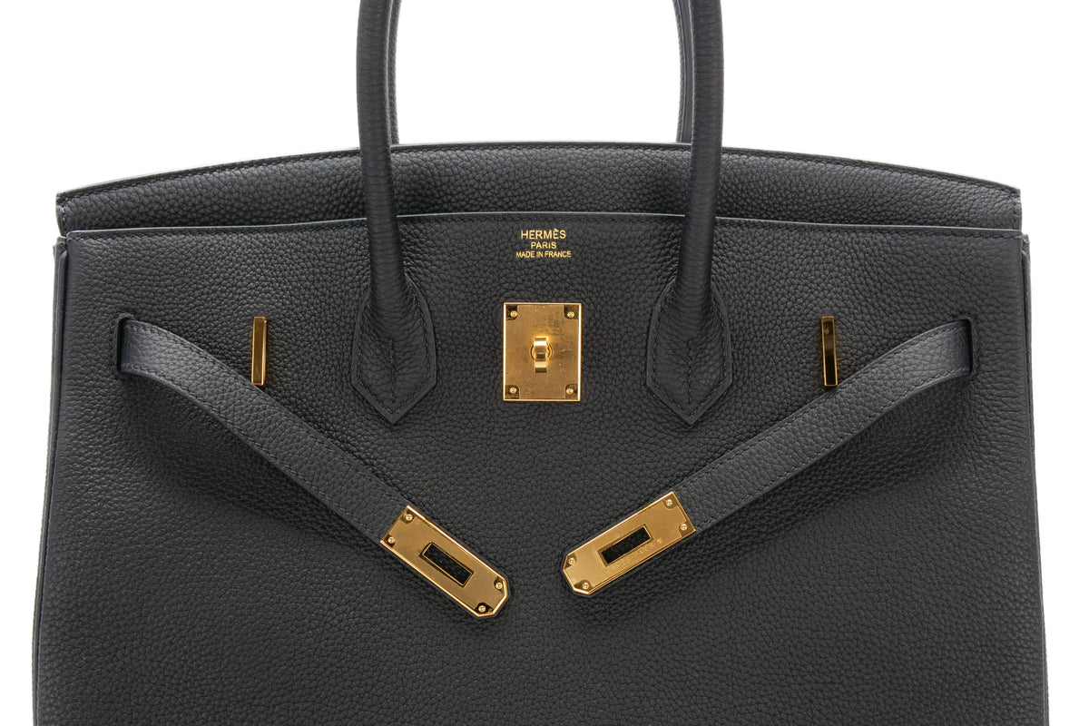 Hermès Birkin 35 Noir / Black Togo Gold Hardware - view 13
