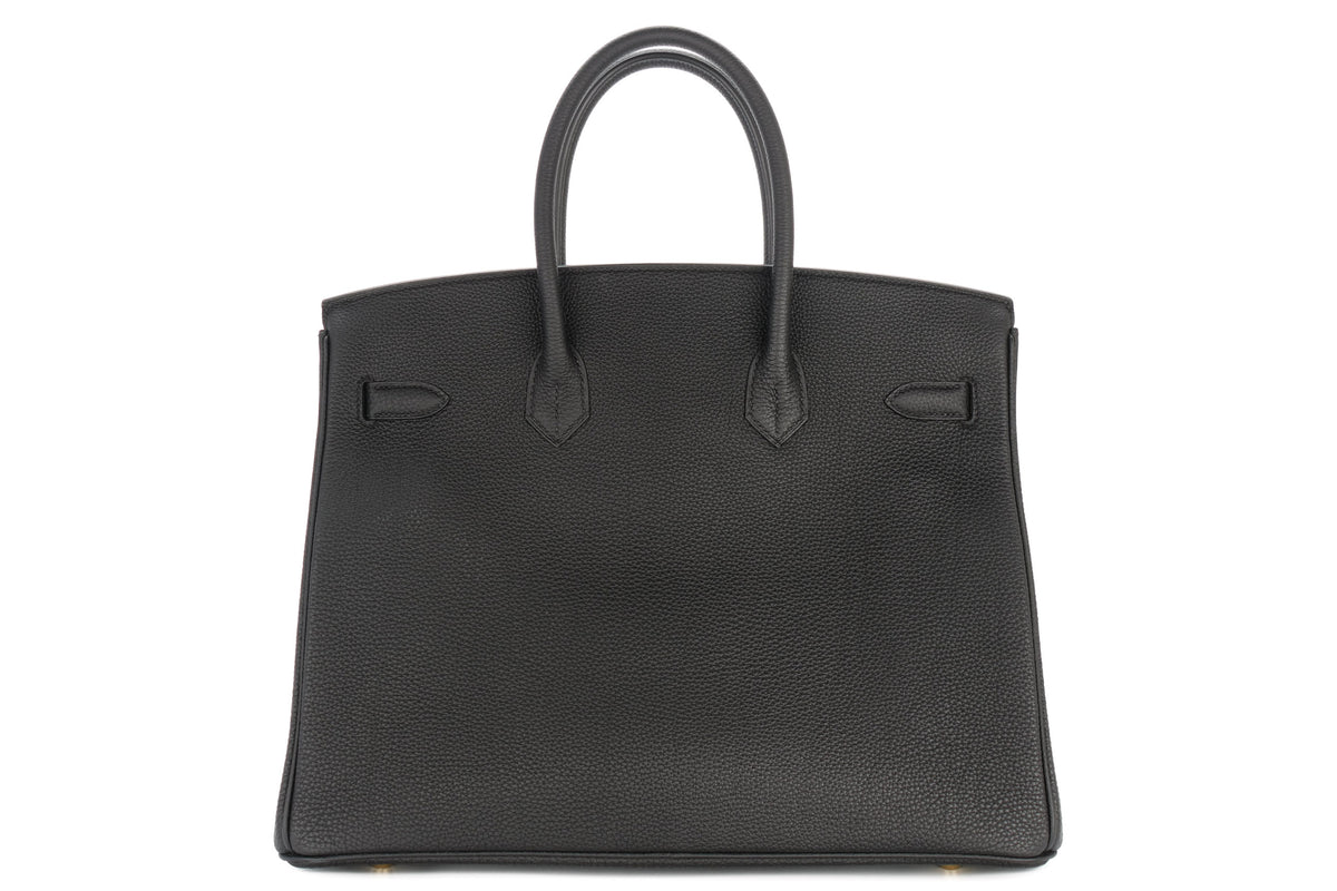 Hermès Birkin 35 Noir / Black Togo Gold Hardware - view 3