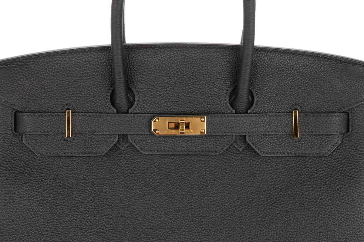 Hermès Birkin 35 Noir / Black Togo Gold Hardware - view 7