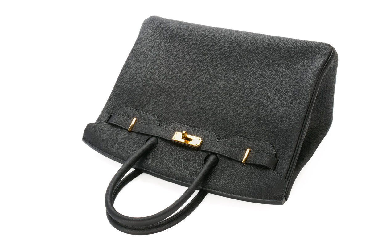 Hermès Birkin 35 Noir / Black Togo Gold Hardware - view 8