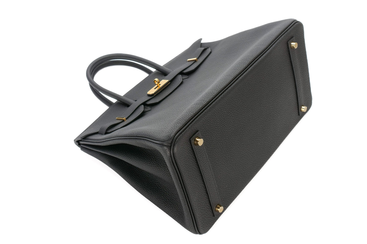 Hermès Birkin 35 Noir / Black Togo Gold Hardware - view 9