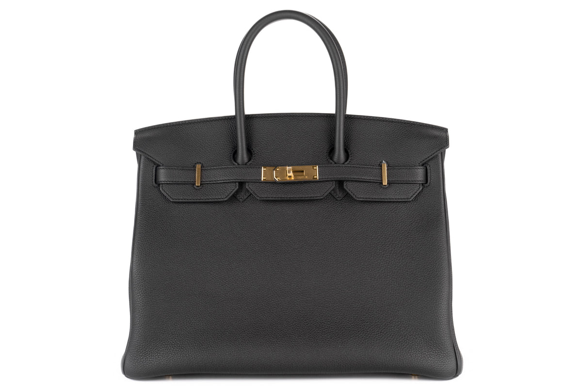 Hermès Birkin 35 Noir - Black Togo Gold Hardware - view 1