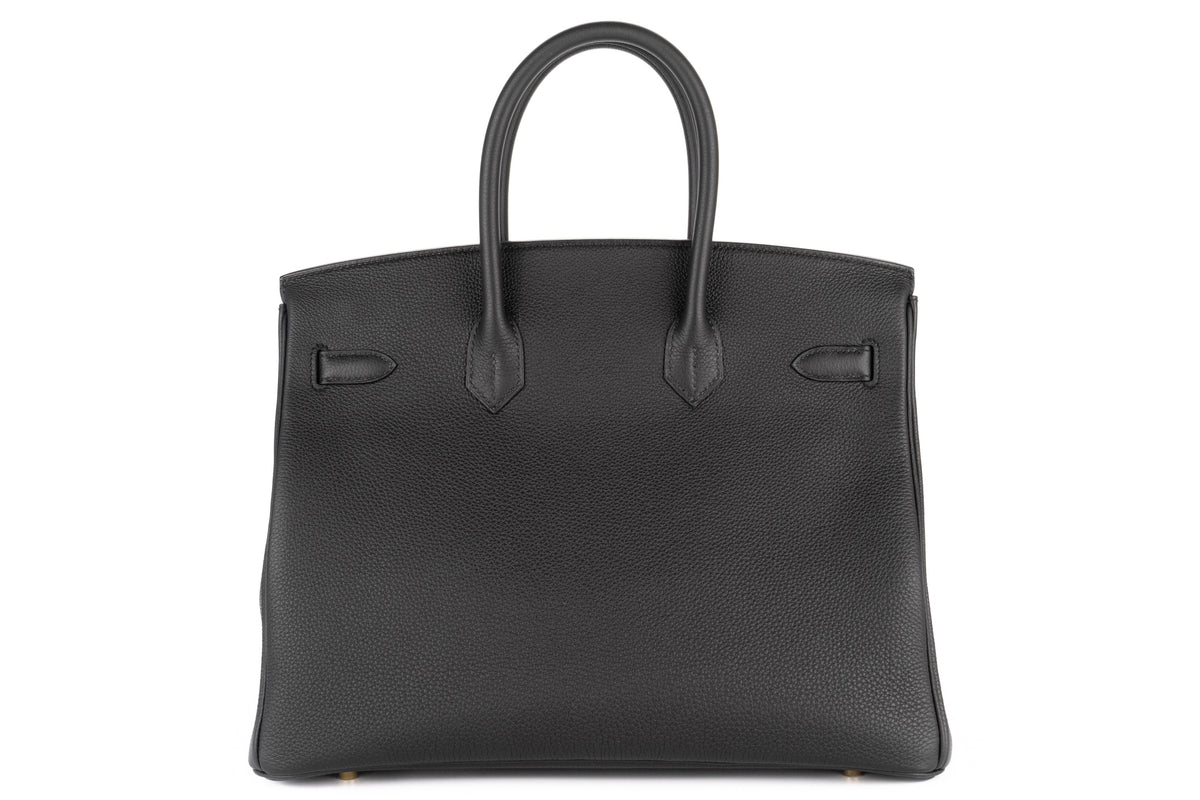Hermès Birkin 35 Noir - Black Togo Gold Hardware - view 3