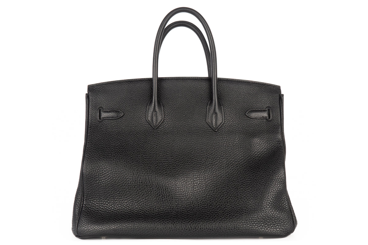 Hermès Birkin 35 Noir - Black Togo Palladium Hardware - view 3