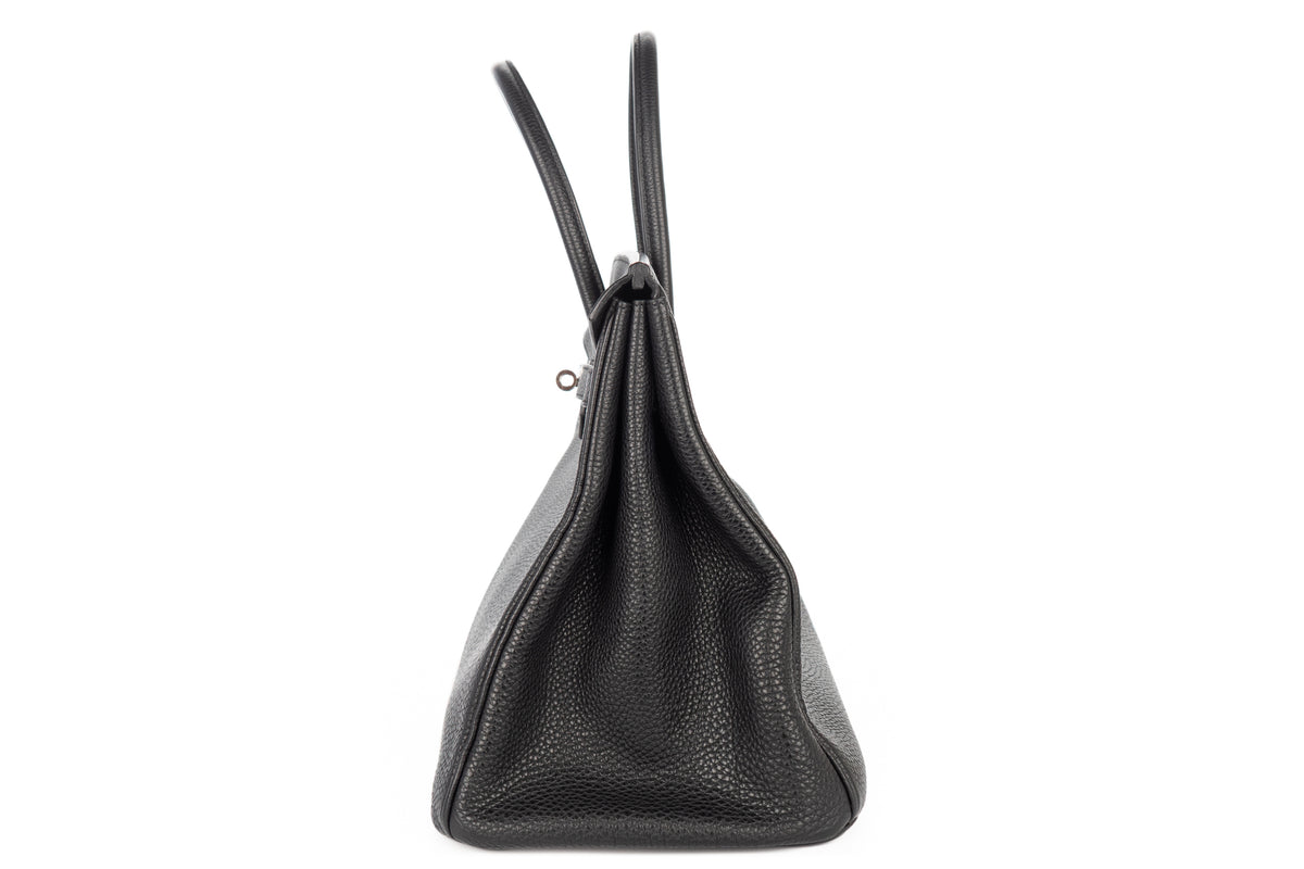 Hermès Birkin 35 Noir - Black Togo Palladium Hardware - view 4