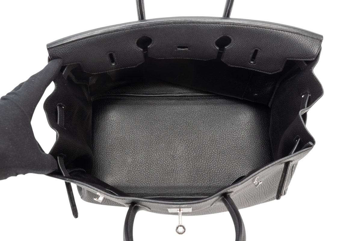 Hermès Birkin 35 Noir - Black Togo Palladium Hardware - view 9
