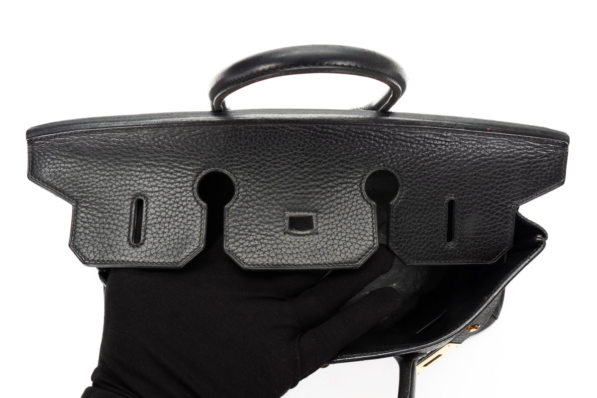 Hermès Birkin 35 Noir Clemence Gold Hardware - view 14